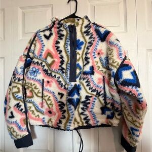 SO Multicolor Fleece Jacket